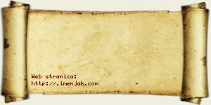 Nadja Caranović vizit kartica